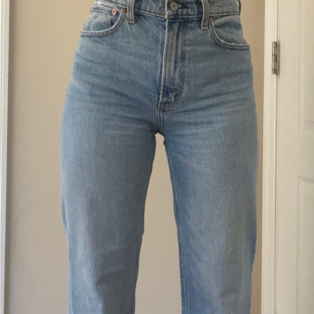 Abercrombie & Fitch High Rise Women Jeans - Light Blue - Picture 2 of 8